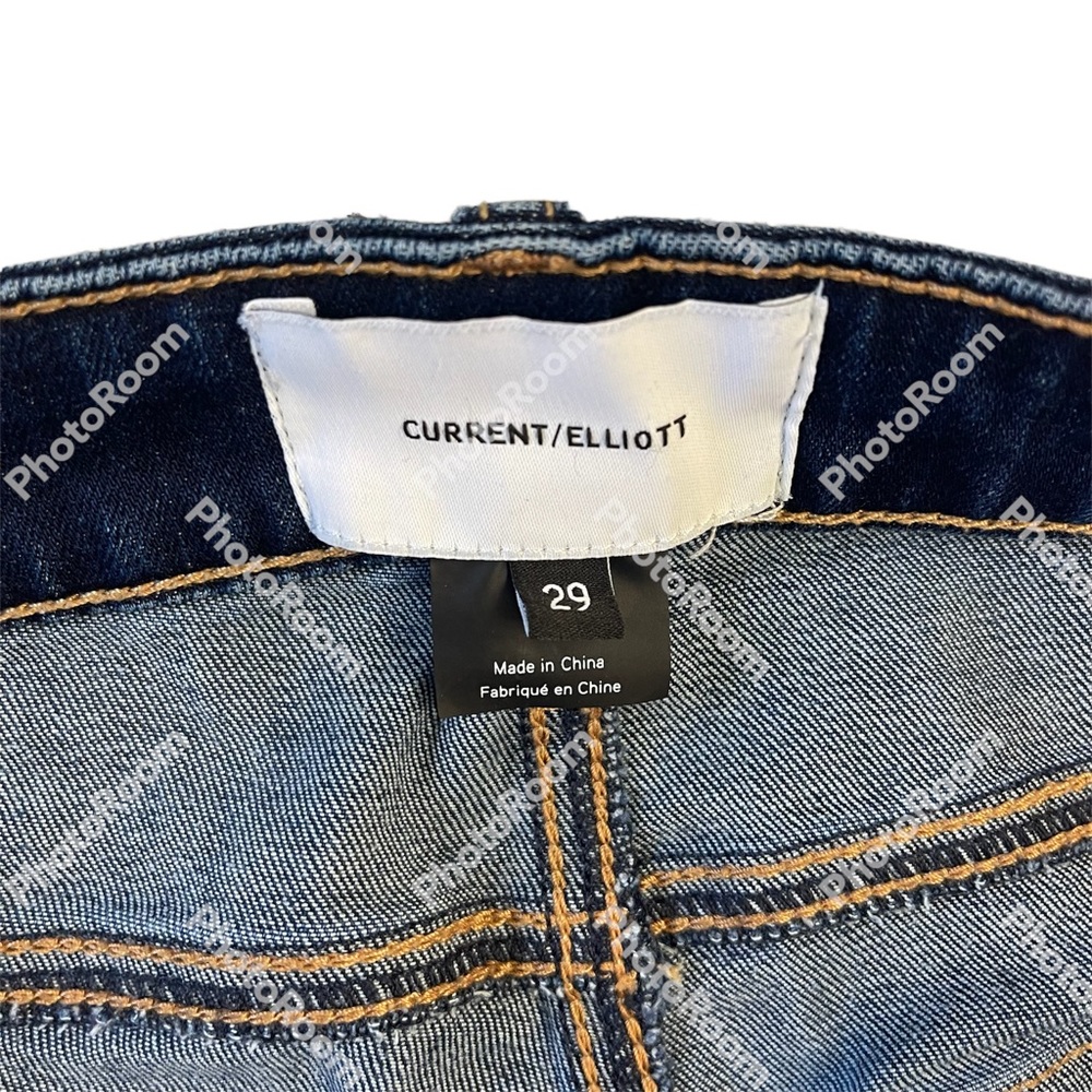 Current Elliott The Cropped Boot Patch Pocket Jea… - image 4